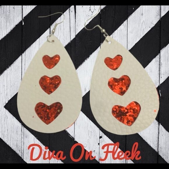 Valentines Day Earrings  - Picture 1 of 2